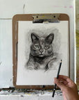 Charcoal Pet Drawing 11"x14"
