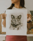 Charcoal Pet Drawing 11"x14"