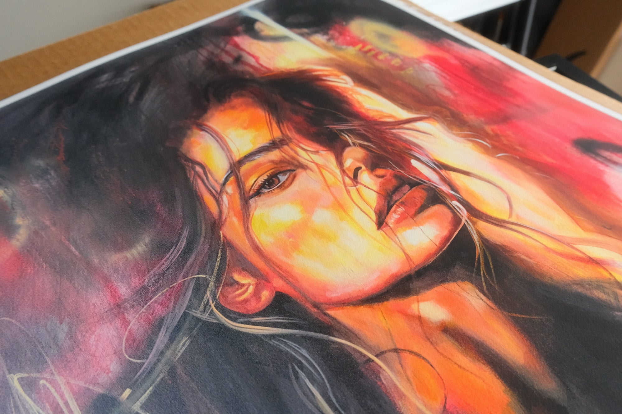 "A Fire in the Dark" Giclée Fine Art Print