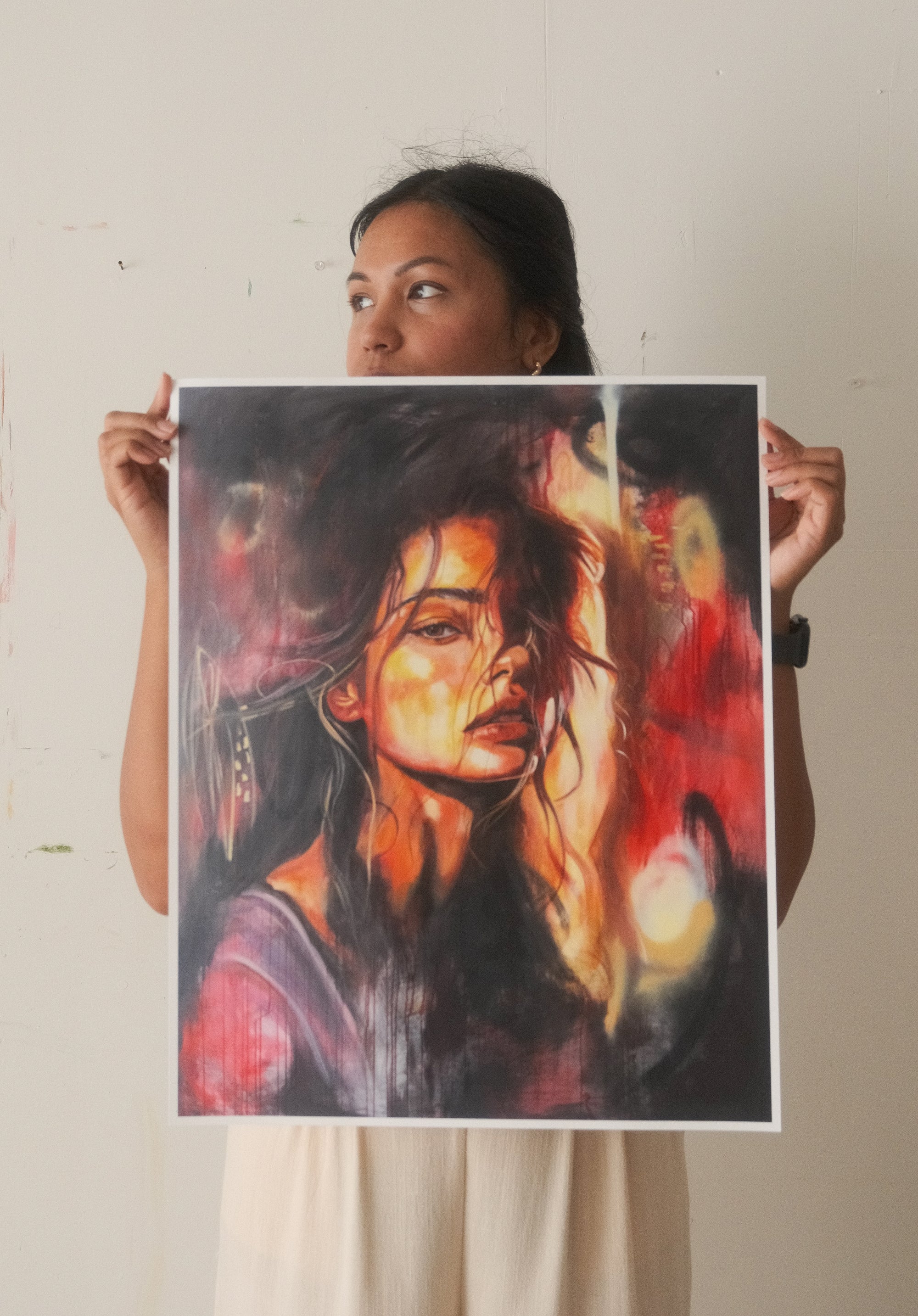 "A Fire in the Dark" Giclée Fine Art Print